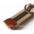 Canvas belt material with woven strap casual belts for mens